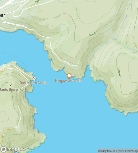 スカベンジャーハントウォーキングツアーのマップ：Anchors Aweigh: A Kingswear Hunt