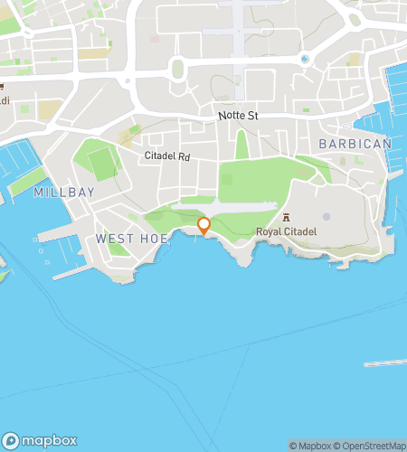 Map of scavenger hunt walking tour for Cruise The Ocean City