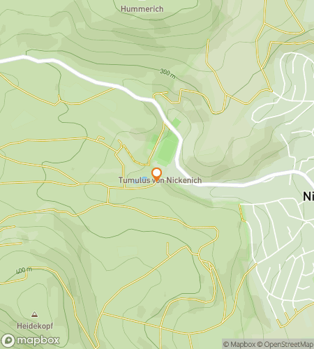 Map of scavenger hunt walking tour for Nickenich Niftiest Niches Hunt