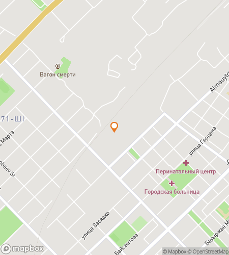 Map of scavenger hunt walking tour for Se-may the Odds Be Ever in Your Favor: The Kazakh Chase