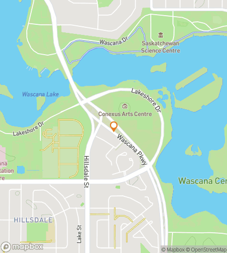 Map of scavenger hunt walking tour for University of Regina Hunt