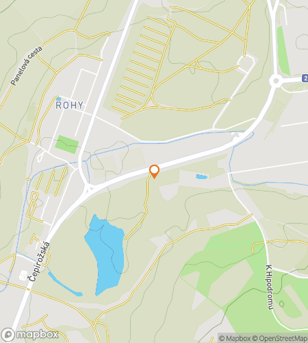 Map of scavenger hunt walking tour for Mozaika of Most: Murals, Memorials & More