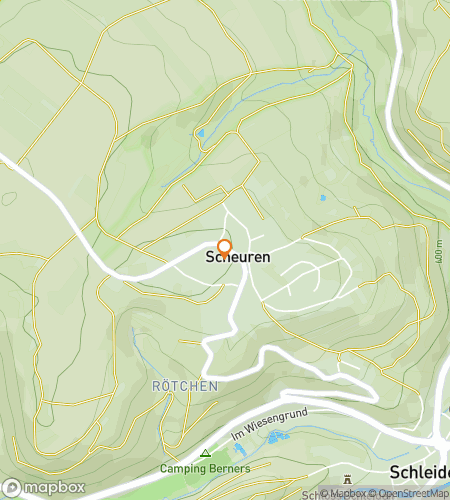 Map of scavenger hunt walking tour for Echoes of the Eifel Hills: Tales of Schleiden
