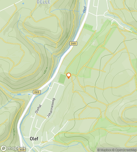 Mapa hledačské procházky s hledáním pokladů pro Ozvěny Eifelových kopců: Příběhy ze Schleidenu