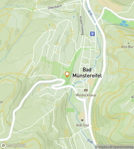 Map of scavenger hunt walking tour for Eifels Downtown Dash