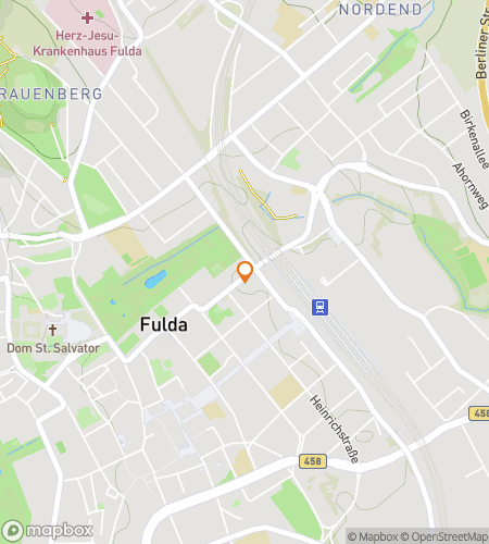 Map of scavenger hunt walking tour for From Faith to Fortress: Secrets of Fulda