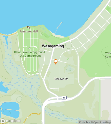 Χάρτης περιήγησης για το Κυνήγι Θησαυρού "Clear Lake Clue-tastic Caper"