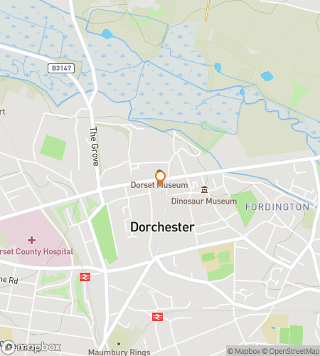 Map of scavenger hunt walking tour for Dorchester Scavenger Hunt