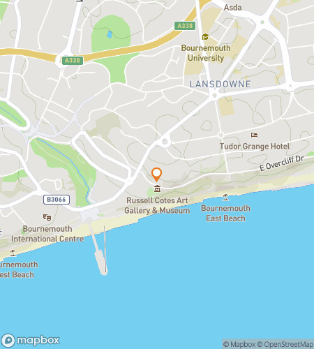 Map of scavenger hunt walking tour for Bournemouth Bonanza Treasure Hunt