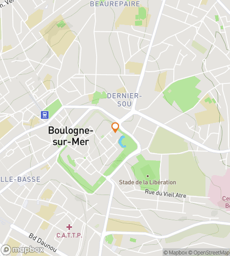 Map of scavenger hunt walking tour for Boulognes Downtown Delight Scavenger Hunt