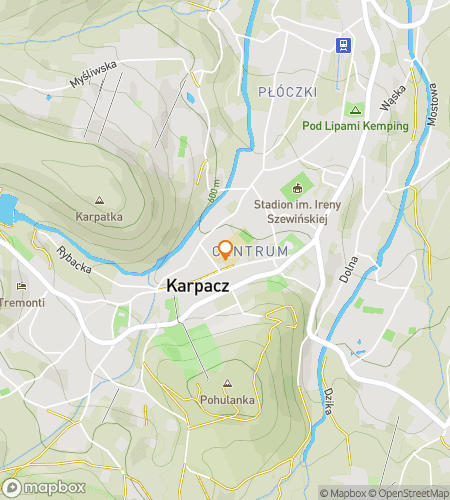 Map of scavenger hunt walking tour for Little Hikers, Big Finds
