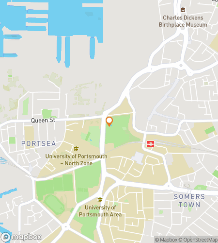 पोर्ट्समाउथ स्कैवेंजर हंट के लिए स्कैवेंजर हंट वॉकिंग टूर का नक्शा