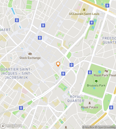 Kävelykierroksen aarteenetsintäkartta teokselle The Best Of Brussels