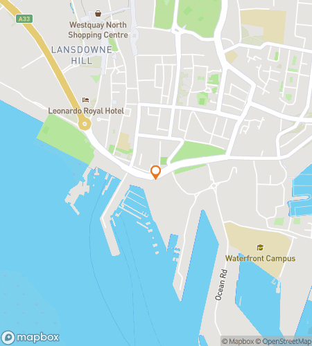 Map of scavenger hunt walking tour for Southampton Ghost Hunt