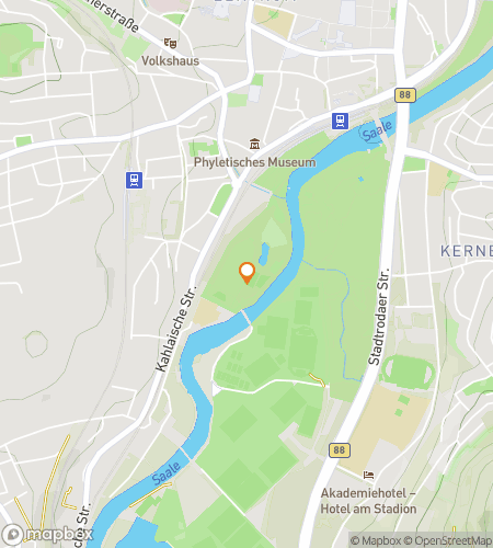 Map of scavenger hunt walking tour for City of Light: A Scavenger Hunt Through Jena