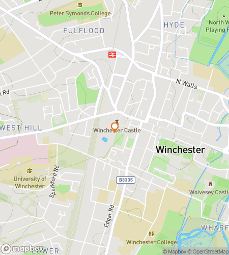 Map of scavenger hunt walking tour for Grave Expectations: Winchester Ghost Hunt