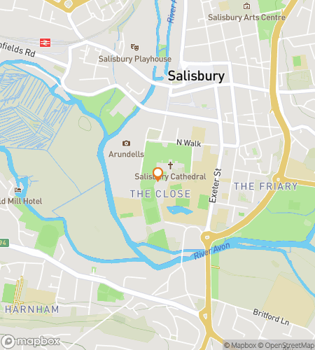 Map of scavenger hunt walking tour for Sassy Salisbury Scavenger Sprint