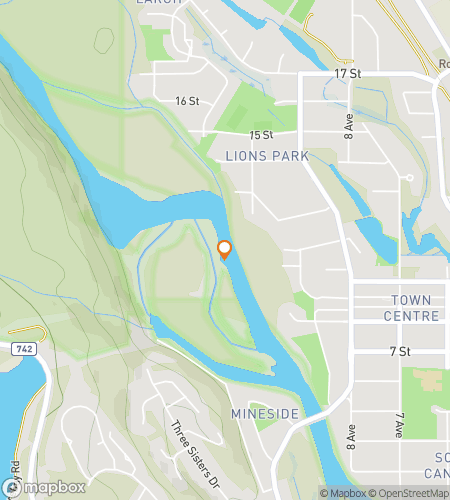 Map of scavenger hunt walking tour for Can-more Fun in Canmore&excl;