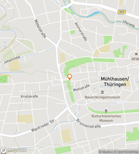 Map of scavenger hunt walking tour for M&uuml;hl It Over&colon; The Medieval Mystery Hunt