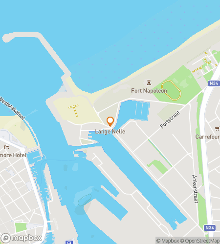 Map of scavenger hunt walking tour for Outing at Ostend