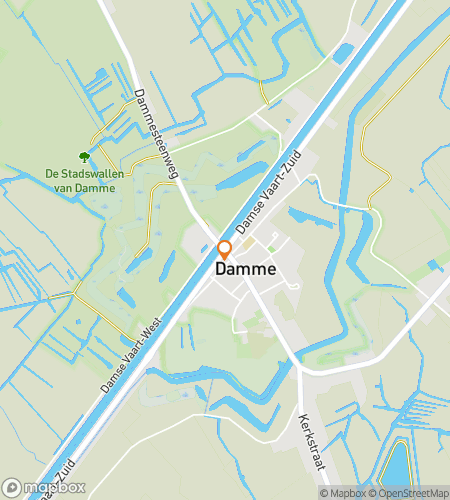 Map of scavenger hunt walking tour for The Secrets of the Canals: The Bruges Adventure