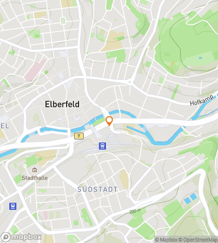 Map of scavenger hunt walking tour for Suspended Secrets: Discover Wuppertal