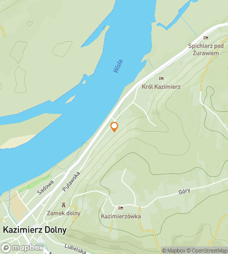 カジミエシュ・ドルニー スカベンジャーハントのためのスカベンジャーハントウォーキングツアーマップ