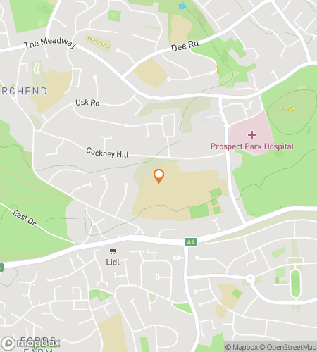 Hartă a turului pe jos cu vânătoare de comori pentru Urmărește Căpriorul: Vânătoarea Campusului Reading