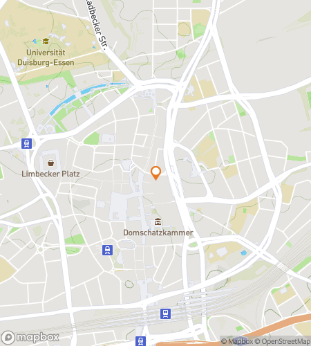 Map of scavenger hunt walking tour for Essens Downtown Delight Hunt