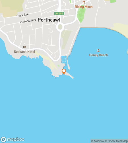 Map of scavenger hunt walking tour for Porthcawl‘s Playful Pursuit