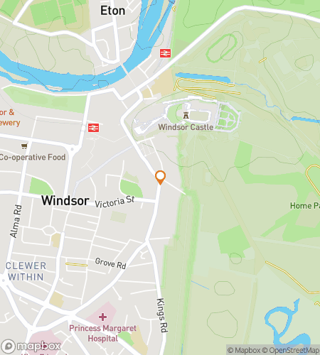Map of scavenger hunt walking tour for Keep Calm & Hunt Windsor On