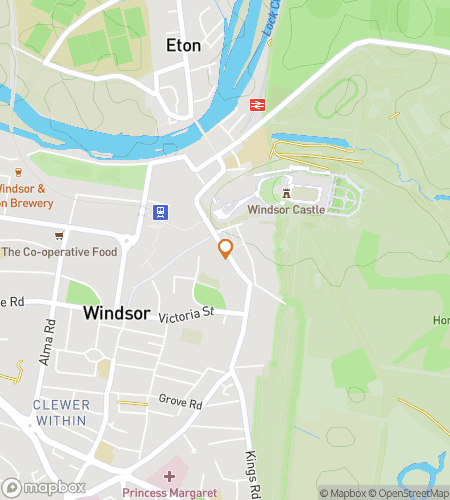 Map of scavenger hunt walking tour for Keep Calm & Hunt Windsor On