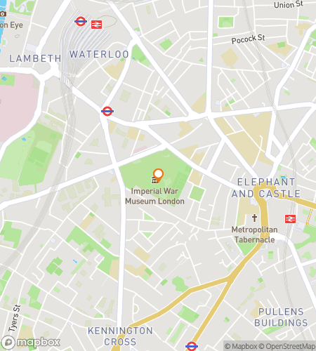 Map of scavenger hunt walking tour for Lambeth Larks & Loot Hunt