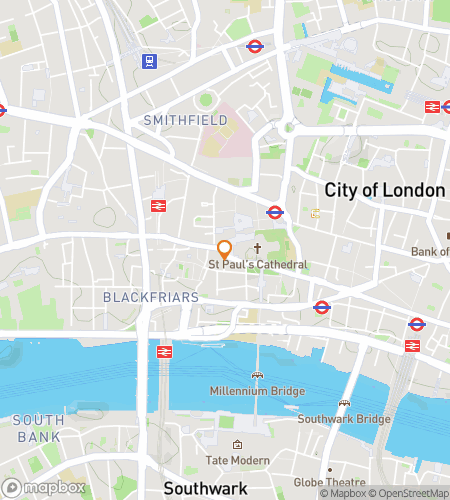 The Magnificent City of London için scavenger hunt yürüyüş turu haritası