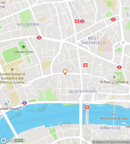 Map of scavenger hunt walking tour for London Greater London Bar Hunt