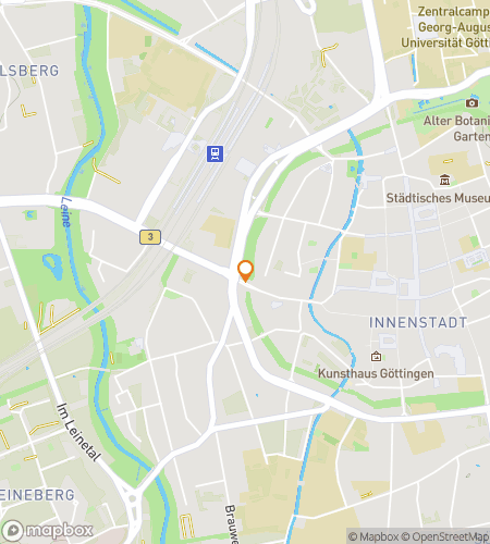 Map of scavenger hunt walking tour for Göttingen Giggles & Gallivants