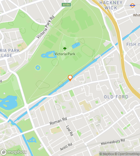 Map of scavenger hunt walking tour for Around Victoria Park Scavenger Hunt