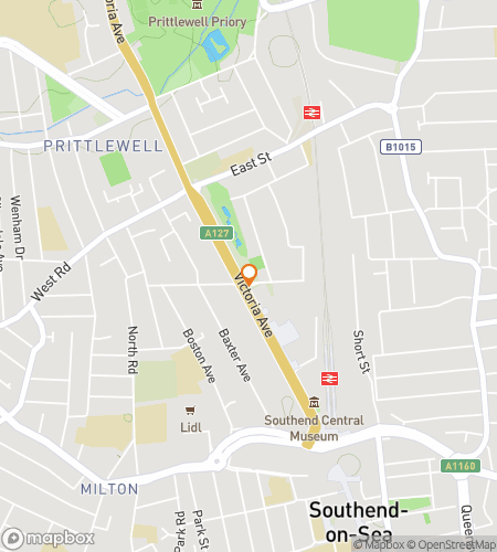 Map of scavenger hunt walking tour for Buckets, Boats & Boardwalk Tales of Southend