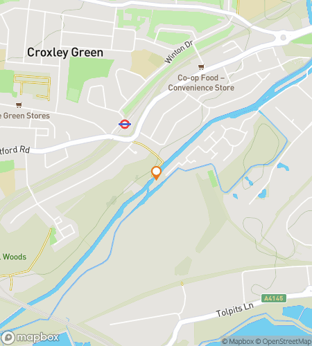 Map of scavenger hunt walking tour for Wat-Fun&excl; Exploring Watford