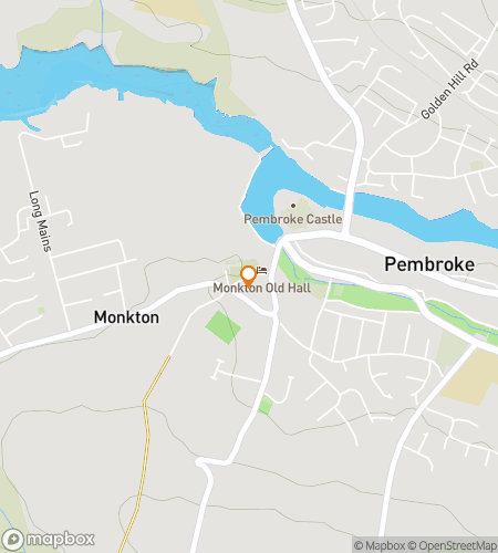 Map of scavenger hunt walking tour for Pembroke: The Great Escapade