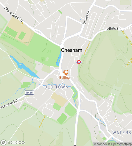 Map of scavenger hunt walking tour for Cobblestones & Countryside: The Chesham Hunt