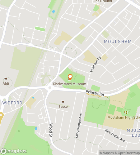 Map of scavenger hunt walking tour for Chelms-ford the Win!