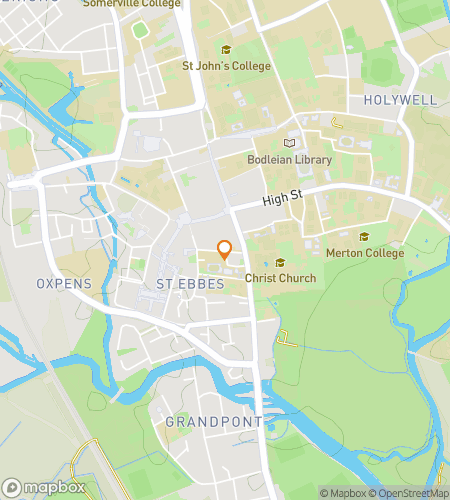 ऑक्सफोर्डशायर के विद्वतापूर्ण स्कैवेंजर सर्च का स्कैवेंजर हंट वॉकिंग टूर का नक्शा