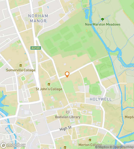 Map of scavenger hunt walking tour for Scholarly Secrets: An Oxford  University Hunt