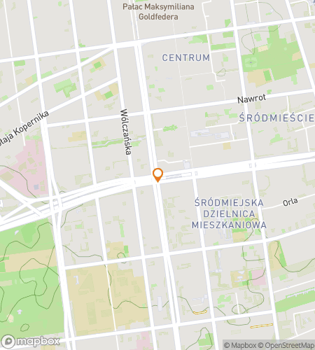 Map of scavenger hunt walking tour for Łódź Scavenger Hunt