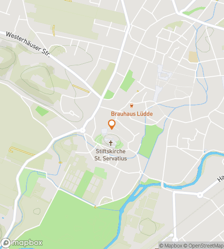 Map of scavenger hunt walking tour for Timber-Tales in Quedlinburg’s Old Town