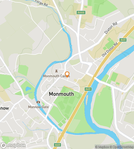 Map of scavenger hunt walking tour for Bridges, Bricks & Legends: A Monmouth Hunt