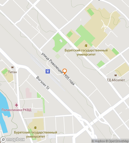 Karta över skattjakt vandringstur för Mellan tajgan och templet: Berättelser om Ulan-Ude