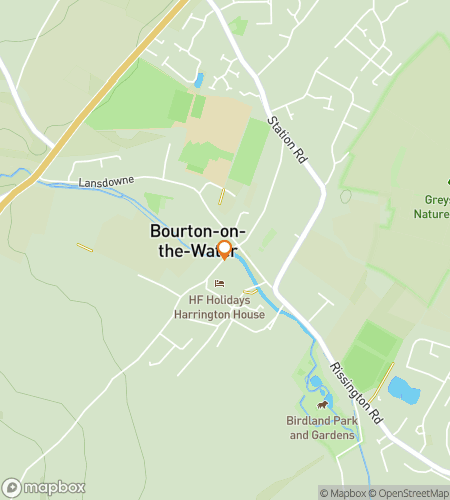 แผนที่ทัวร์เดินล่าสมบัติสำหรับ Bridges & Secrets: Discovering Bourton-on-the-Water