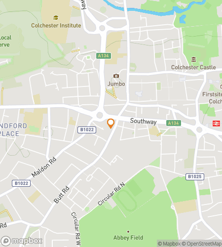 Map of scavenger hunt walking tour for Ghoulchester: The Ghostly Quest